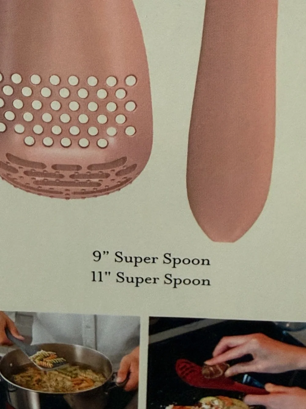 Mad Hungry Super Spoon Set 2-Piece Pink Multi-Use Kitchen Tools NIB